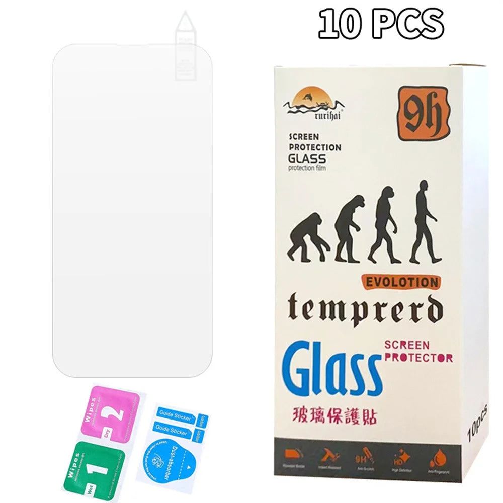 RURIHAI 10Pcs For iPhone 17e / 16e Screen Protector 0.26mm 2.5D High Aluminium-Silicon Glass Film - 5