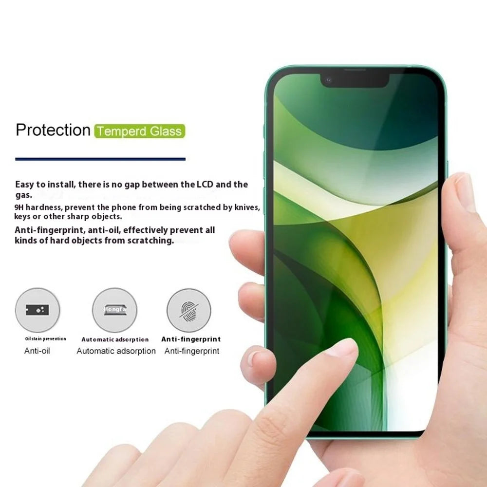 MOCOLO 50Pcs For iPhone 13 mini Screen Protector Anti-Scratch Clear Tempered Glass Film - 3