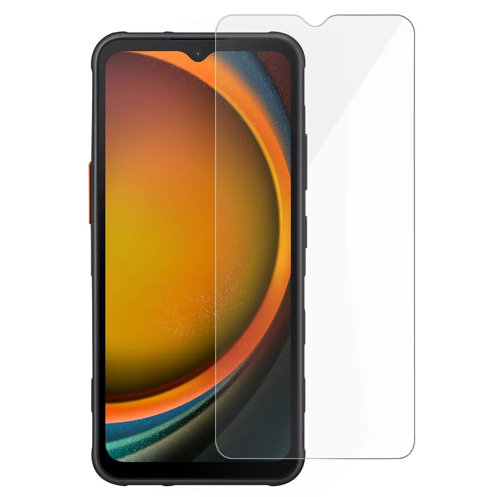 AMORUS For Samsung Galaxy XCover7 Pro Front Screen Protector 2.5D Arc Edge 9H High Aluminum-Silicon Glass Film - 1