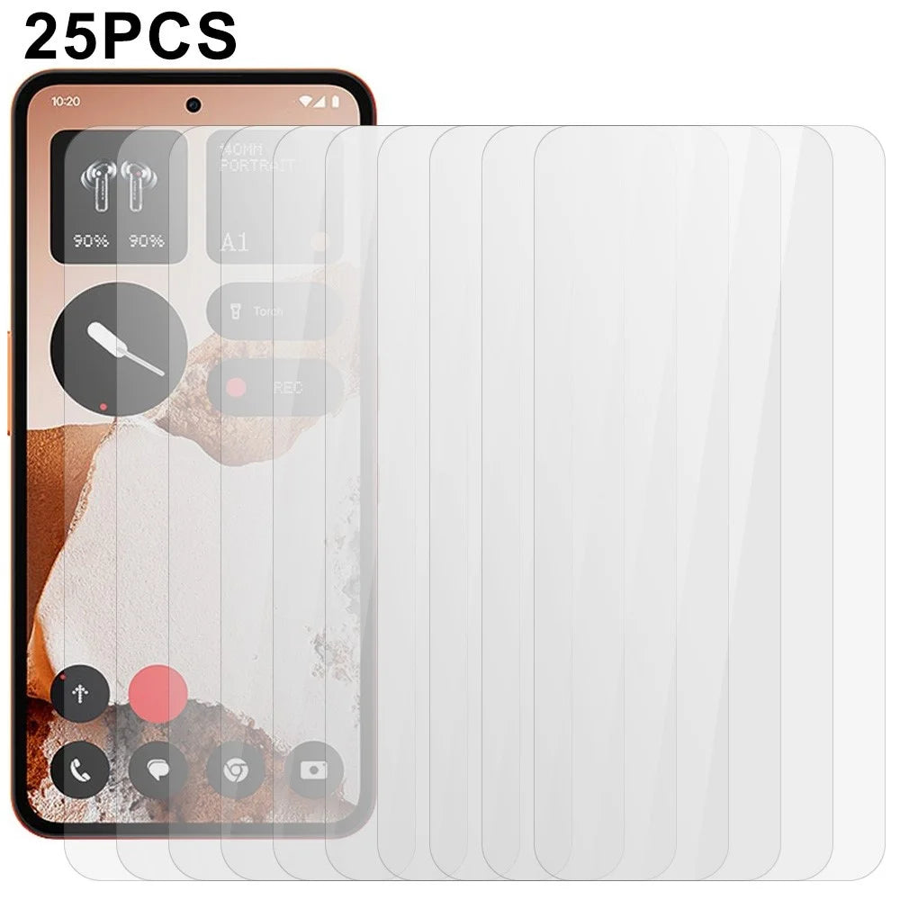 25Pcs For Nothing CMF Phone 2 Pro Tempered Glass High Definition Screen Protector Film (No Package, with Wipes Set, Dust-absorber, Guide Sticker) - 1