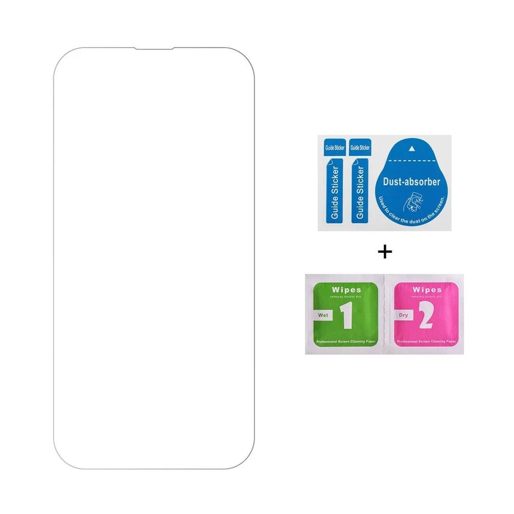 JUNSUNMAY 25Pcs For iPhone 15 Pro Max Tempered Glass Screen Protector Anti Drop Explosion-Proof HD Clear Film - 4