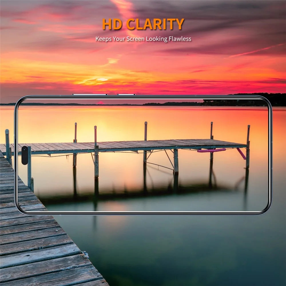 ENKAY HAT PRINCE For Honor 400 Lite 5G 2Pcs Screen Protector 9H Clear High Aluminum-Silicon Glass Film - Transparent - 5
