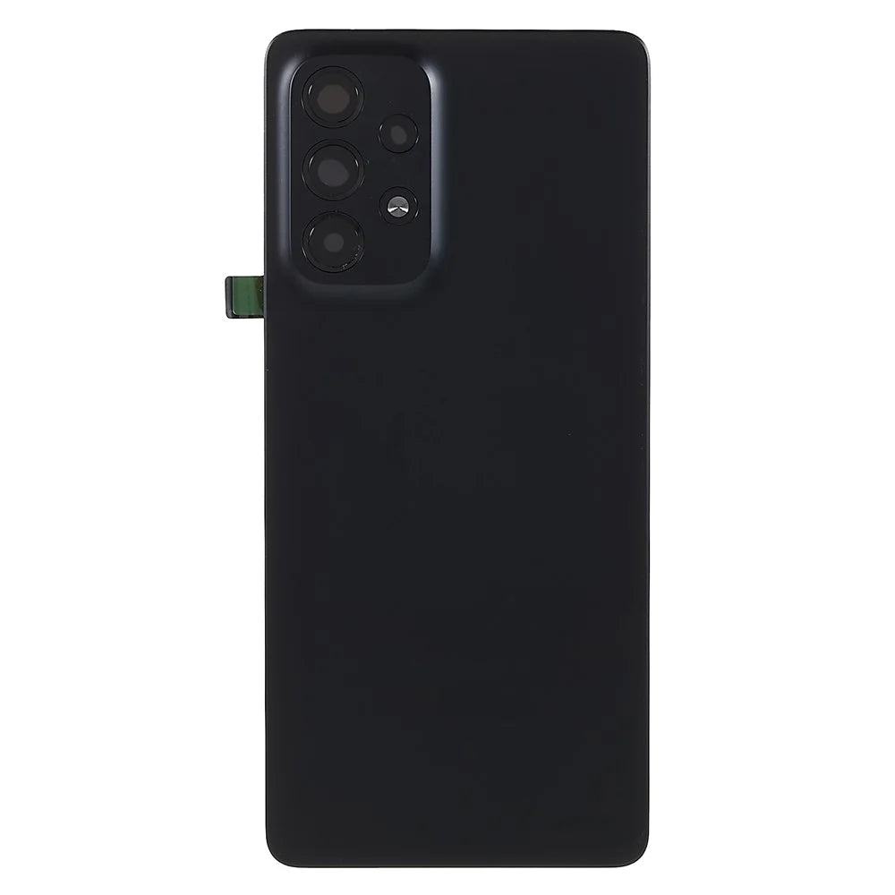 For Samsung Galaxy A53 5G A536 OEM Battery Housing with Adhesive Sticker + Camera Lens Cover - Black - 2