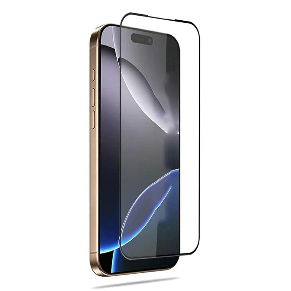 MOCOLO For iPhone 18 Pro Max / 17 Pro Max Screen Protector Anti-Shatter Silk Printing Tempered Glass Film - Black - 3