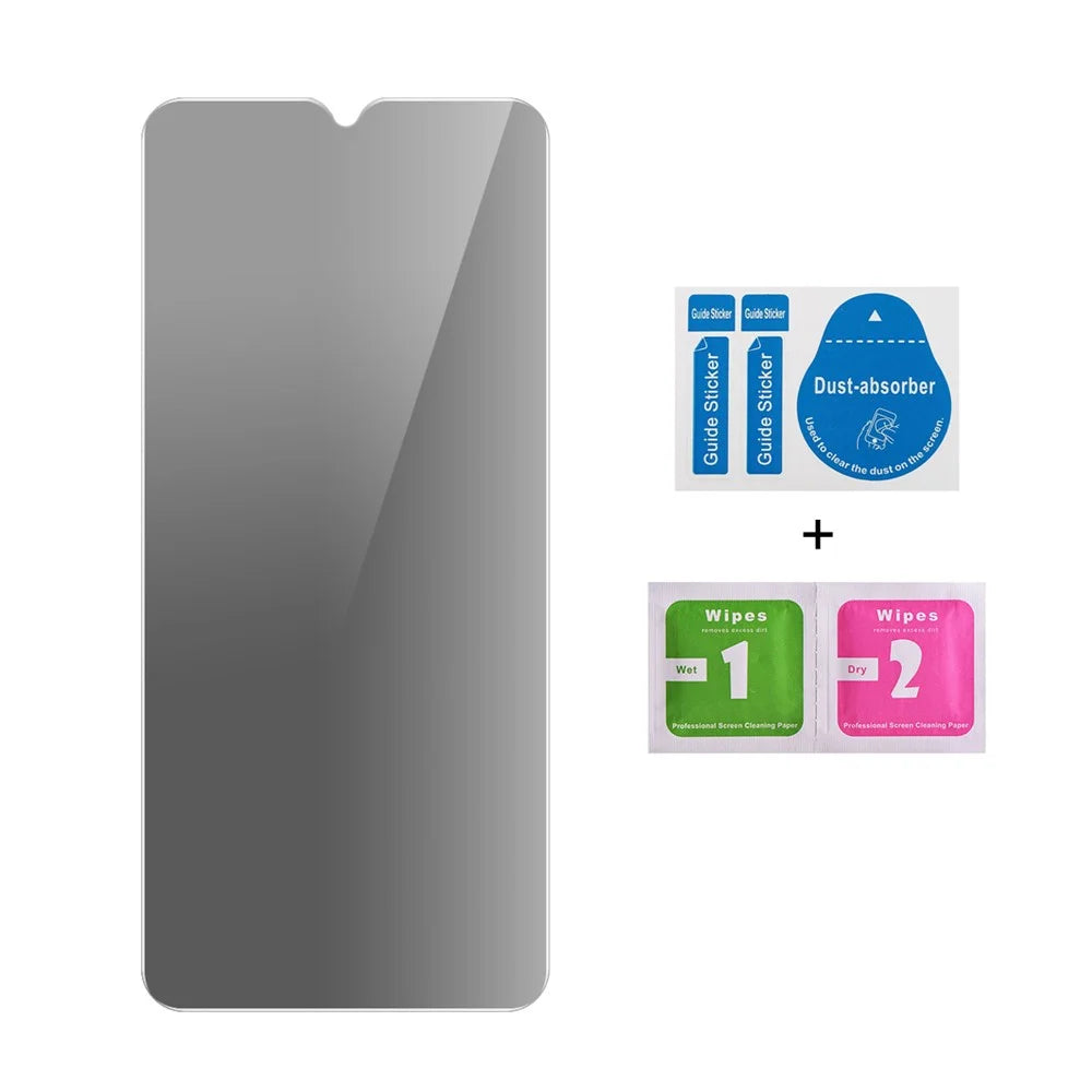 JUNSUNMAY 25Pcs For Samsung Galaxy A08 5G / A08 4G / A07 4G / A06 4G / A06 5G Anti-Spy Tempered Glass Screen Protector Anti Drop HD Clear Film - 4