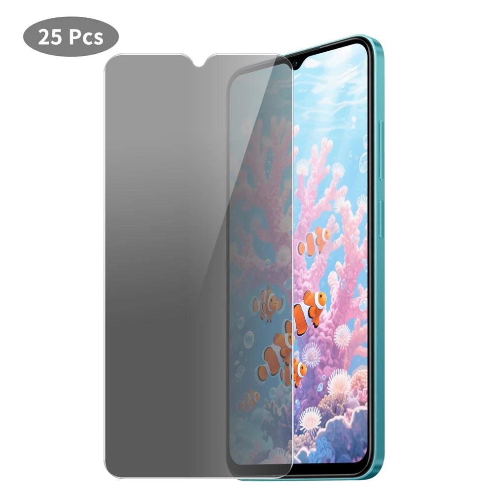 JUNSUNMAY 25Pcs For Samsung Galaxy A17 5G / A17 4G / A26 5G / A16 5G / A16 4G Anti-Spy Tempered Glass Screen Protector Anti Drop HD Clear Film - 1