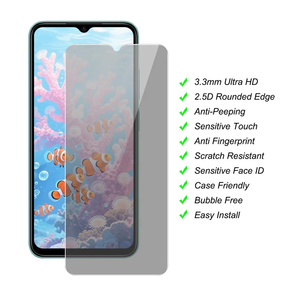 JUNSUNMAY 25Pcs For Samsung Galaxy A17 5G / A17 4G / A26 5G / A16 5G / A16 4G Anti-Spy Tempered Glass Screen Protector Anti Drop HD Clear Film - 2