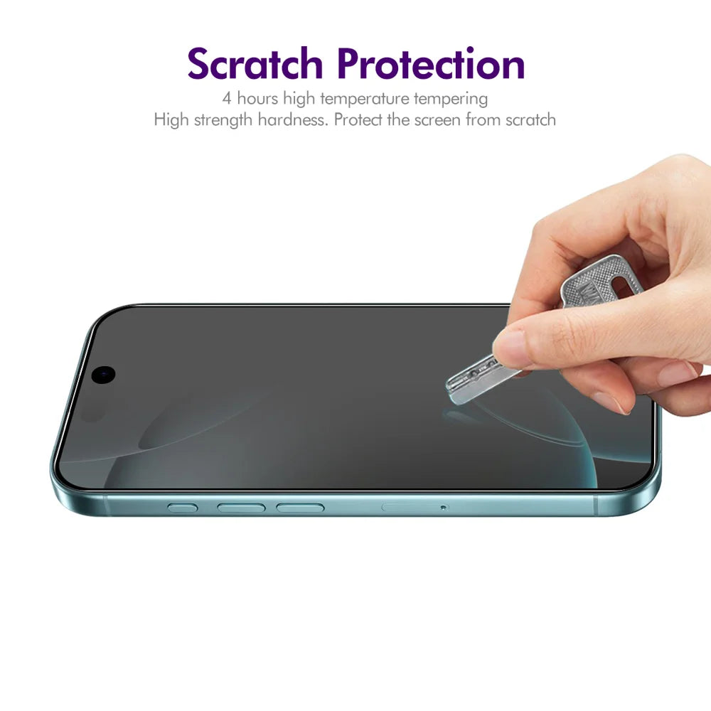 ENKAY HAT PRINCE For iPhone 18 Pro Max / 17 Pro Max 5Pcs Privacy Screen Protector 28-degree Anti-Spy Tempered Glass - Black - 5