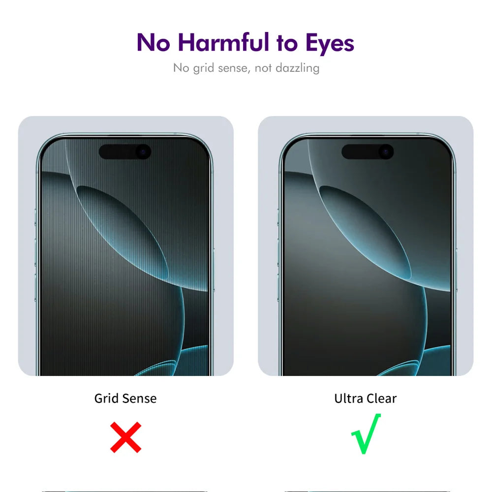 ENKAY HAT PRINCE For iPhone 18 Pro Max / 17 Pro Max 5Pcs Anti-Spy Film Anti-Glare Screen Protector Tempered Glass - Black - 6