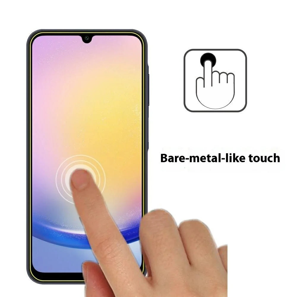 ITIETIE 2Pcs Screen Protector For Samsung Galaxy A25 5G (Global) (161.0mm) / A15 4G / 5G , 0.25mm High Aluminium-Silicon Glass Clear Film - 2