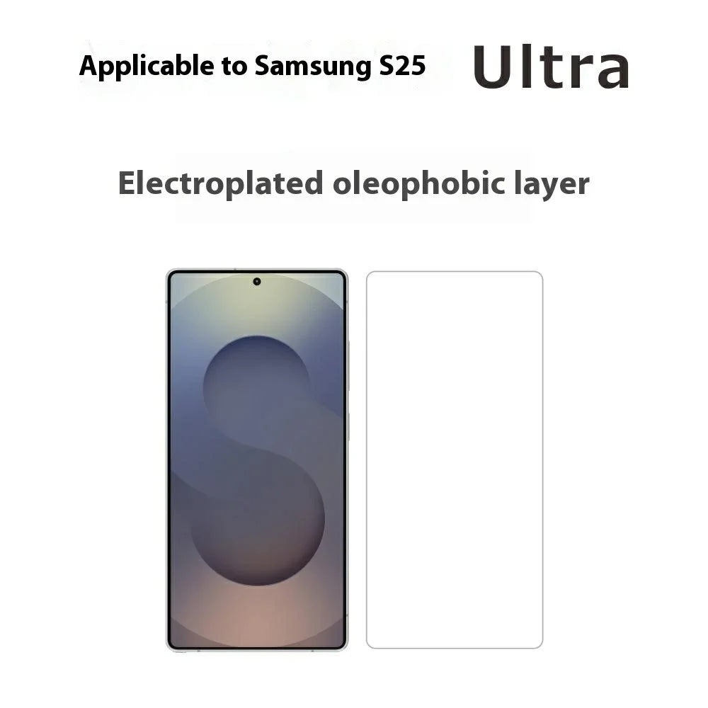 ITIETIE 2Pcs For Samsung Galaxy S25 Ultra Screen Protector 0.25mm High Aluminium-Silicon Glass Clear Film - 2