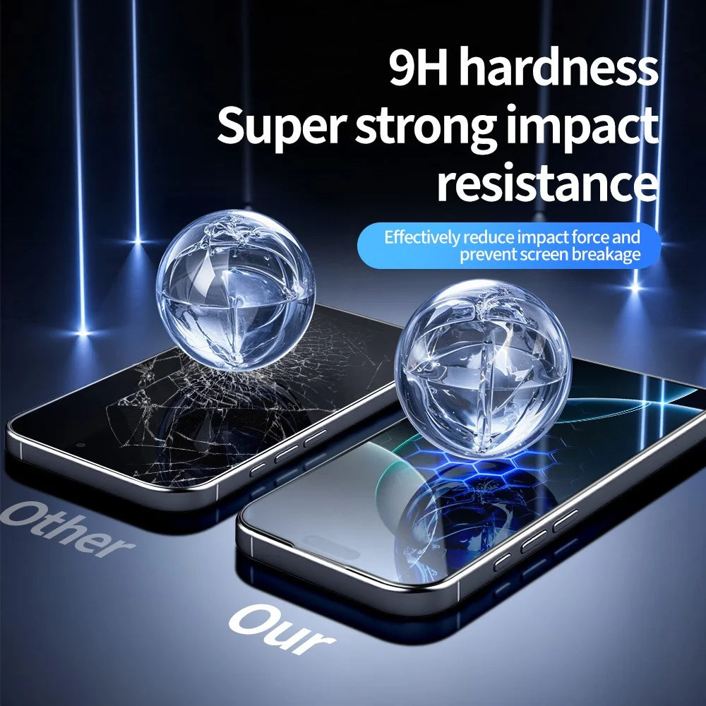 DO AS YOU WISH For iPhone 18 Pro / 17 Pro Screen Protector Silk Printing Full Glue High Aluminum-silicon Glass Film - 5