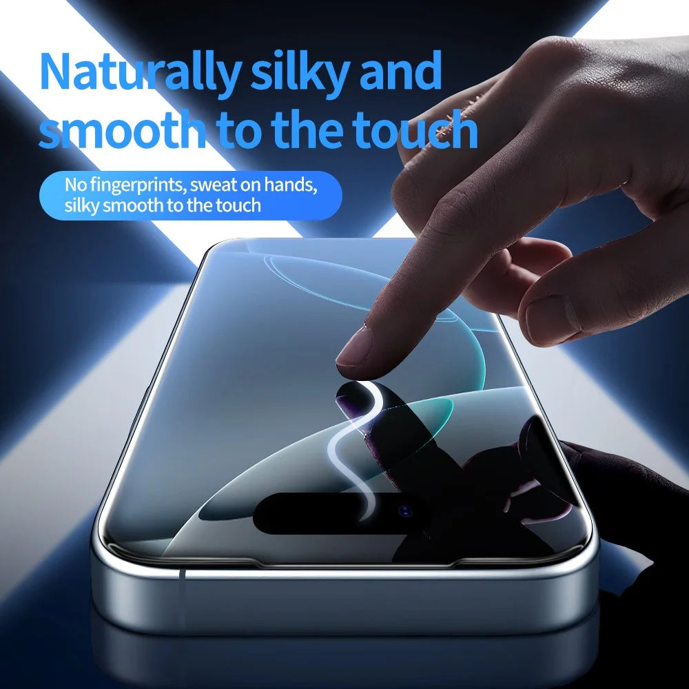 DO AS YOU WISH For iPhone 18 Pro / 17 Pro Screen Protector Silk Printing Full Glue High Aluminum-silicon Glass Film - 6