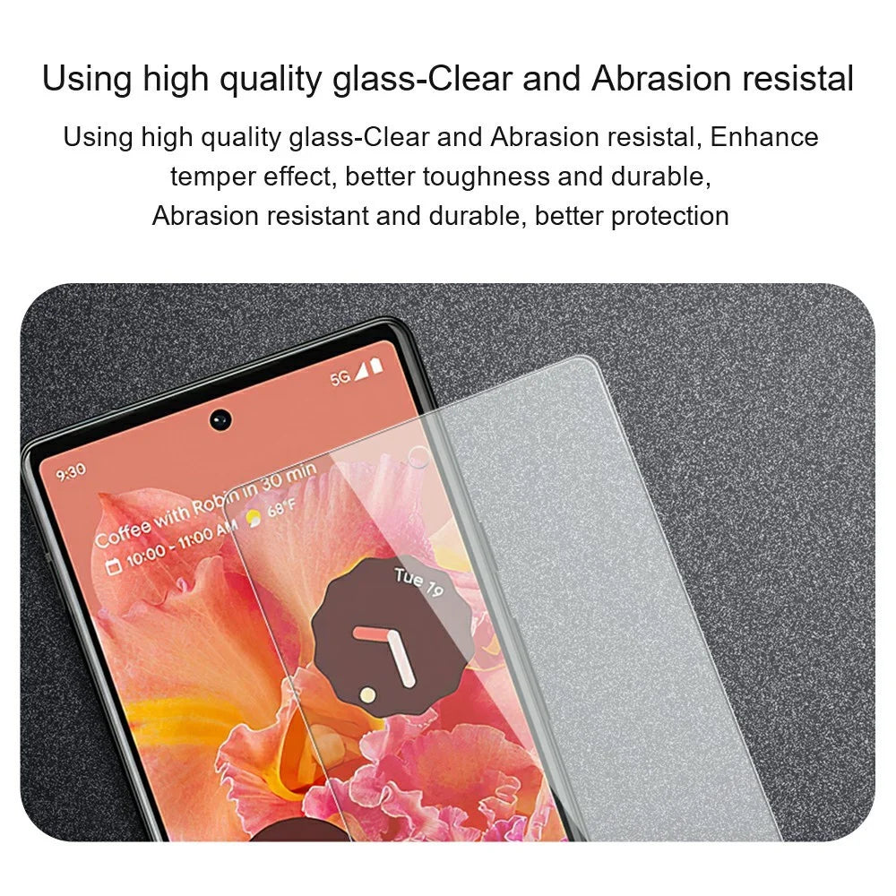AMORUS For Google Pixel 10 Pro Fold Front Screen Protector 2.5D Arc Edge 9H High Aluminum-Silicon Glass Film - 7