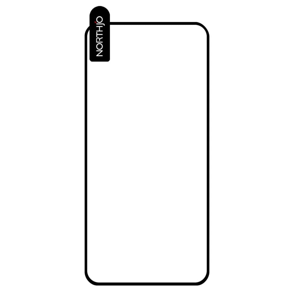 NORTHJO A++ For Samsung Galaxy S21 4G / 5G High Aluminum-silicon Glass Film 0.15mm 2.5D Silk Printing HD Clear Full Screen Protector (Support Fingerprint Unlock) - Black - 2