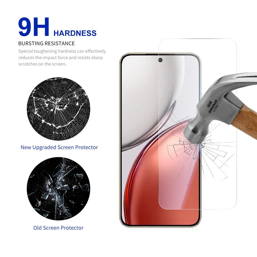 RURIHAI 10Pcs For Honor Magic8 Lite 5G / X9d 5G / X70 5G Screen Protector 0.26mm 2.5D Full Glue High Aluminium Silicon Glass Film (NOT Complete Covering) - 3