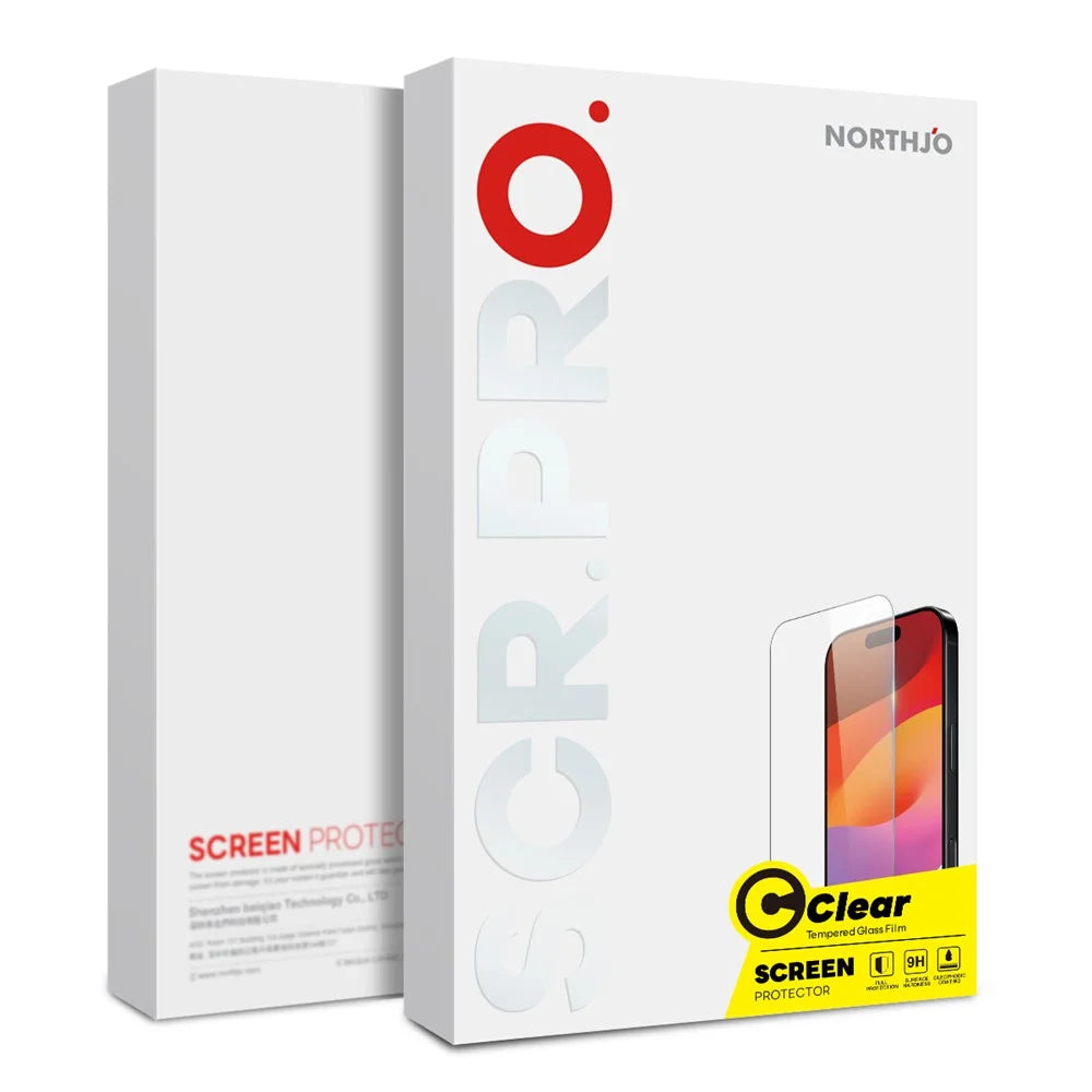 NORTHJO A++ For Samsung Galaxy S26+ Screen Protector Tempered Glass 0.15mm 2.5D Film (Support Fingerprint Unlock , NOT Complete Covering) - Transparent - 5