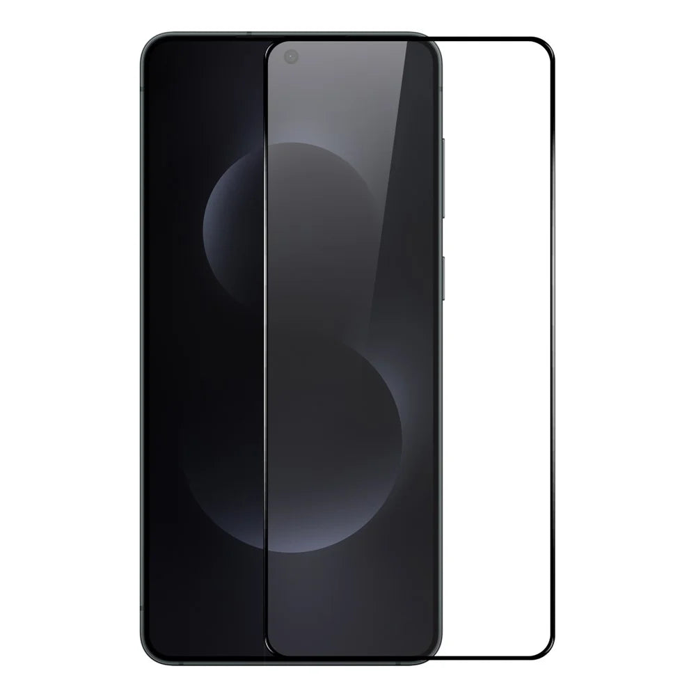 NORTHJO A++ For Samsung Galaxy S26 Ultra Full Screen Protector Silk Printing Full Glue High Aluminum-Silicon Glass Film Support Fingerprint Unlock - Black - 1