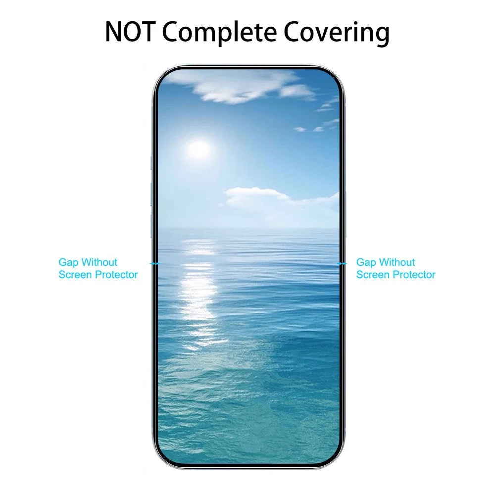 For Realme Narzo 90 5G Screen Protector 0.3mm Arc Edge Ultra Clear Tempered Glass Film, Not Complete Coverage - 3