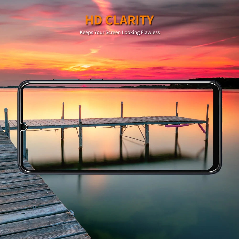 ENKAY HAT PRINCE For Honor X5c 4G / Honor X5c Plus 4G 2Pcs Screen Protector 9H Clear High Aluminum-Silicon Glass Film - Transparent - 5
