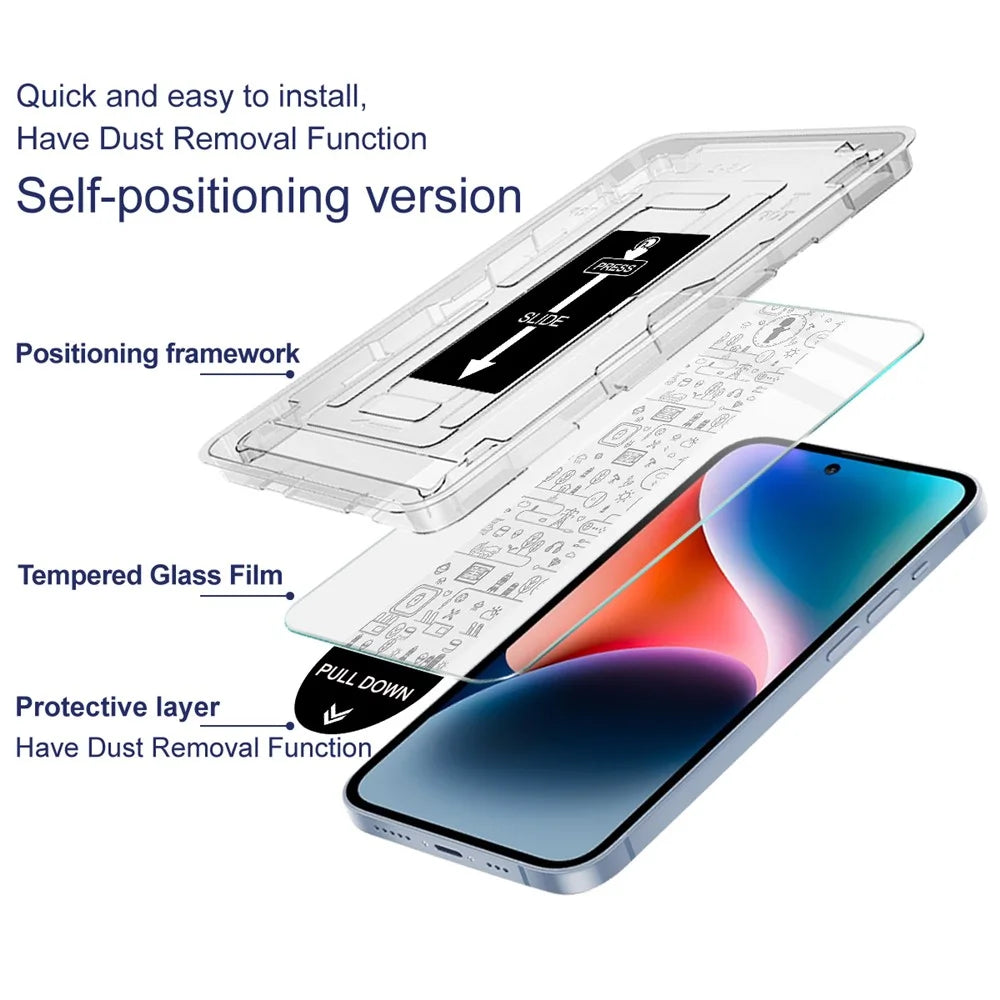 IMAK H Series For Huawei nova 15 5G Tempered Glass Screen Protector Film with Dust-free Installation Tool - Transparent - 6