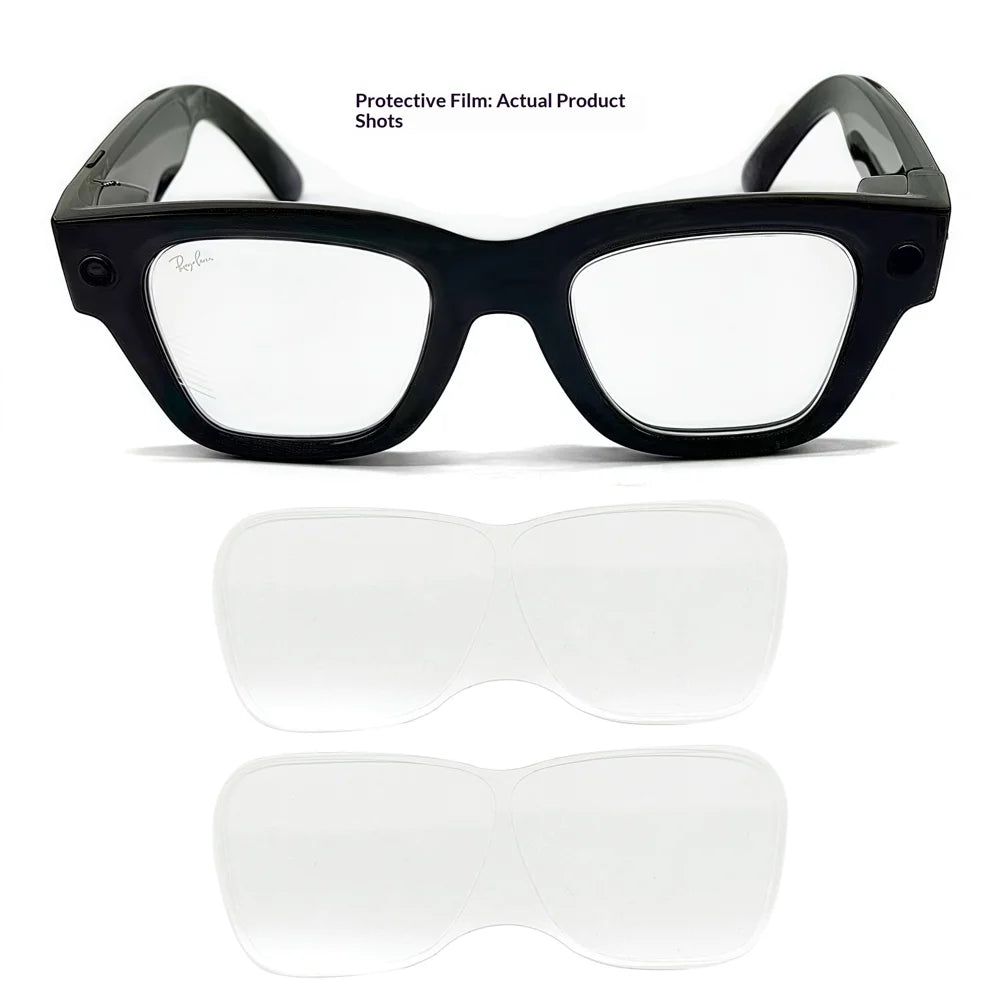 4Pcs For Meta Ray-Ban Display High Definition Protective Film Anti Scratch AI Glasses Lens Film - Standard Size - 4