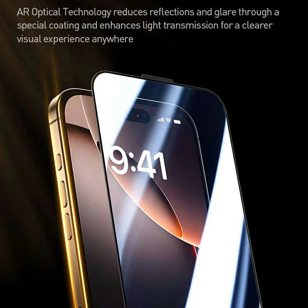 WEKOME WTP-117 For iPhone 17 Pro Screen Protector 6D Curved Ultra-Fine Edge AR Matte Full Coverage Tempered Glass Film - Transparent - 5