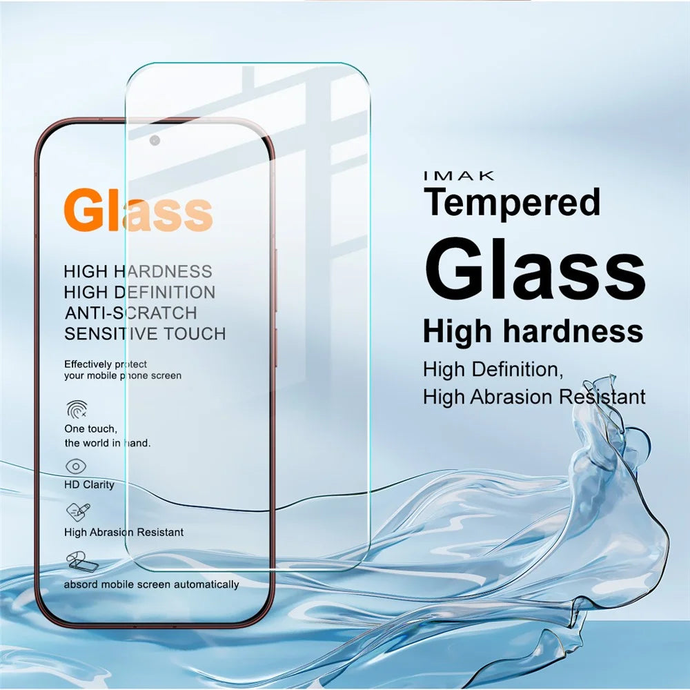 IMAK H Series For vivo V70 5G / V70 Elite 5G Screen Protector Tempered Glass Film (Not Complete Coverage) (Fingerprint Unlock) - Transparent - 2