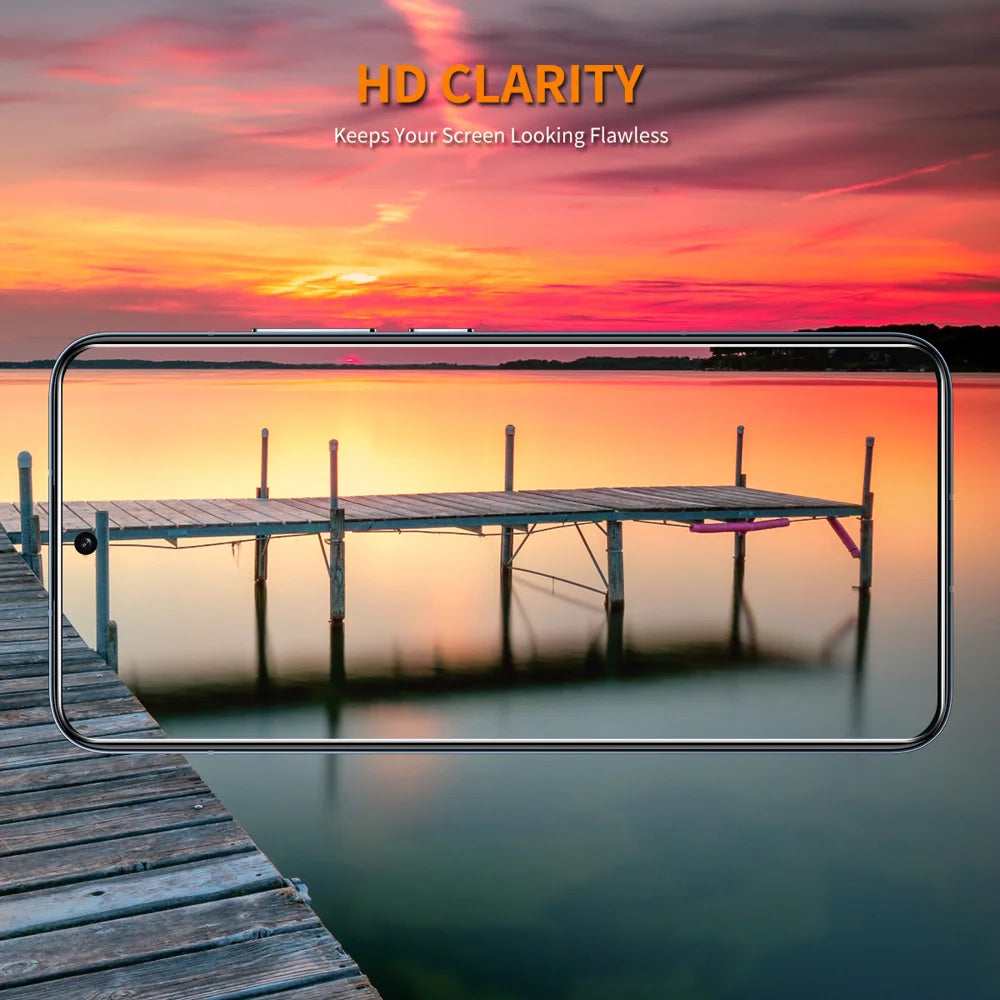ENKAY HAT PRINCE For Nothing Phone (4a) Pro / Nothing Phone (4a) 2Pcs Screen Protector 9H Clear Full Glue High Aluminum-Silicon Glass Film (NOT Complete Covering) - Transparent - 5