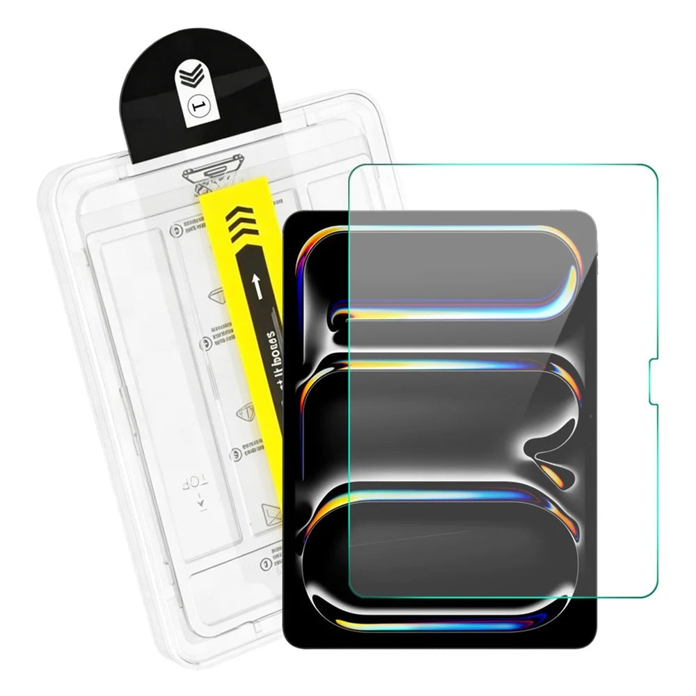 ENKAY HAT PRINCE 0.33mm Clear Film for iPad Pro 11 (2025) / (2024) Full Coverage Full Glue Tempered Glass Screen Protector with Installation Kit - Transparent - 1