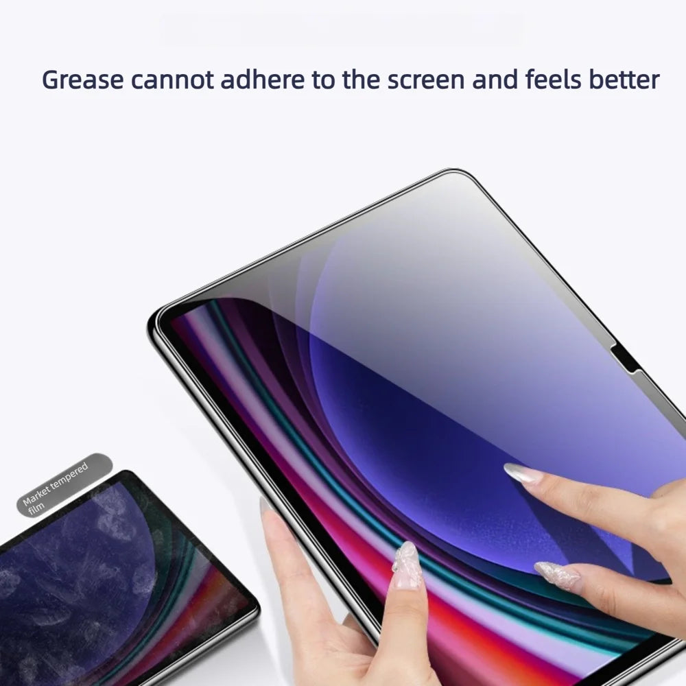 For Oppo Pad 2 Screen Protector Arc Edge Tempered Glass Film with Auto Dust-free Installation Tool (NOT Complete Covering) - Transparent - 2