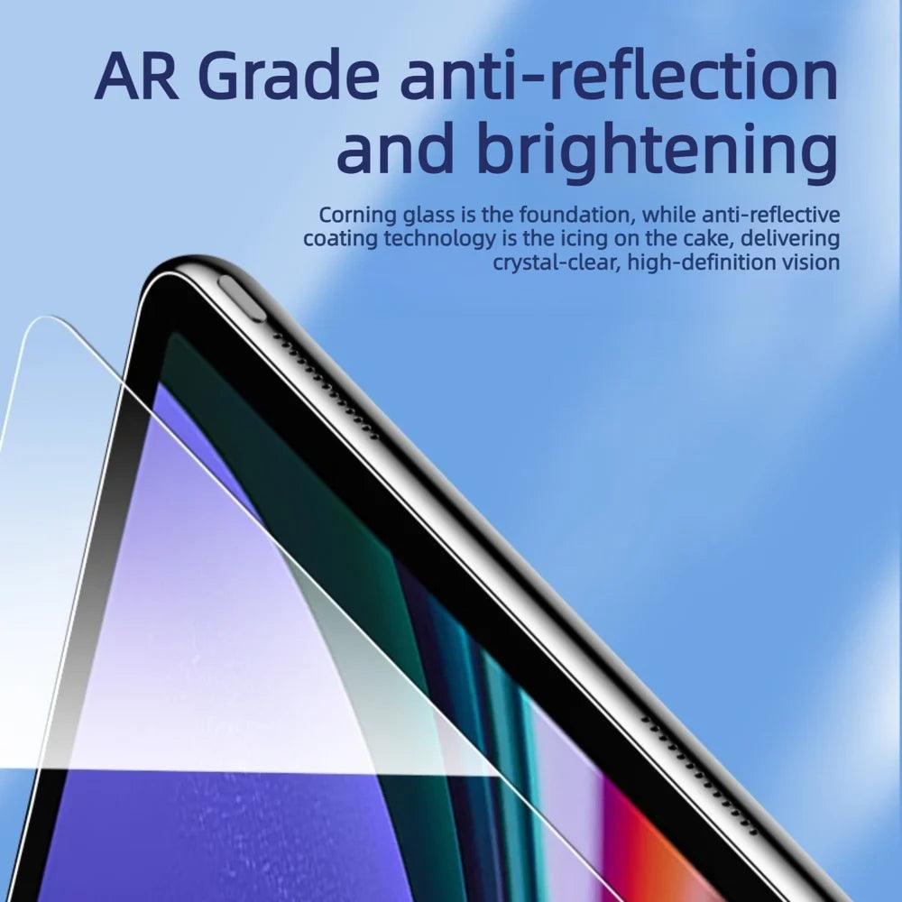 For Oppo Pad 2 Screen Protector Arc Edge Tempered Glass Film with Auto Dust-free Installation Tool (NOT Complete Covering) - Transparent - 5