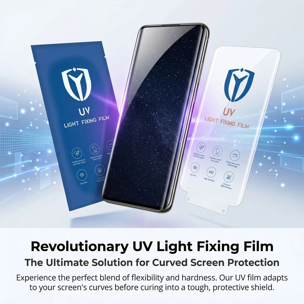 For Honor Magic8 Pro 5G 25Pcs PET Screen Protector Full Coverage Full Glue UV Film - Transparent - 2