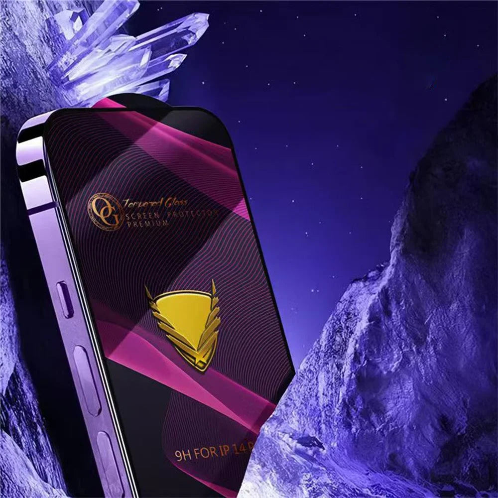 10Pcs for iPhone 17 Pro Max Screen Protector Full Cover Anti-Static Clear High Aluminium-silicon Glass Film - 6