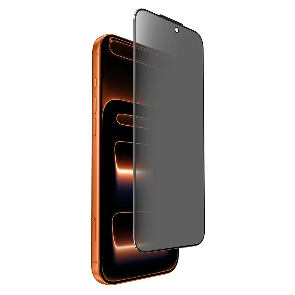 JOYROOM 18MQ14P for iPhone 18 Pro Max Privacy Screen Protector 2.5D High Aluminium-Silicon Glass Full Coverage Film with Dust Shield - 1