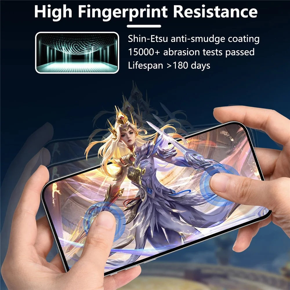 JOYROOM 18MQ14P for iPhone 18 Pro Max Privacy Screen Protector 2.5D High Aluminium-Silicon Glass Full Coverage Film with Dust Shield - 5