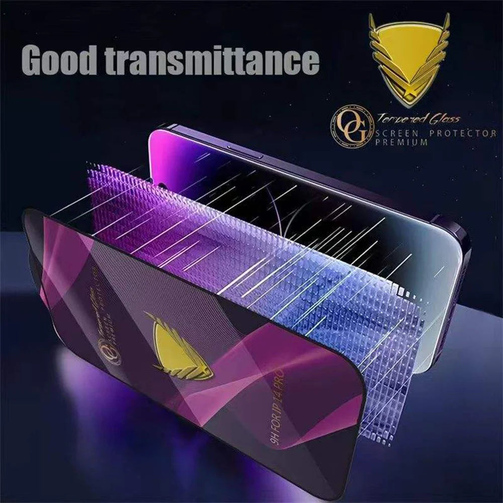 For iPhone 13 10Pcs Screen Protector Full Cover Anti-Static Clear High Aluminium-silicon Glass Film - Transparent - 3