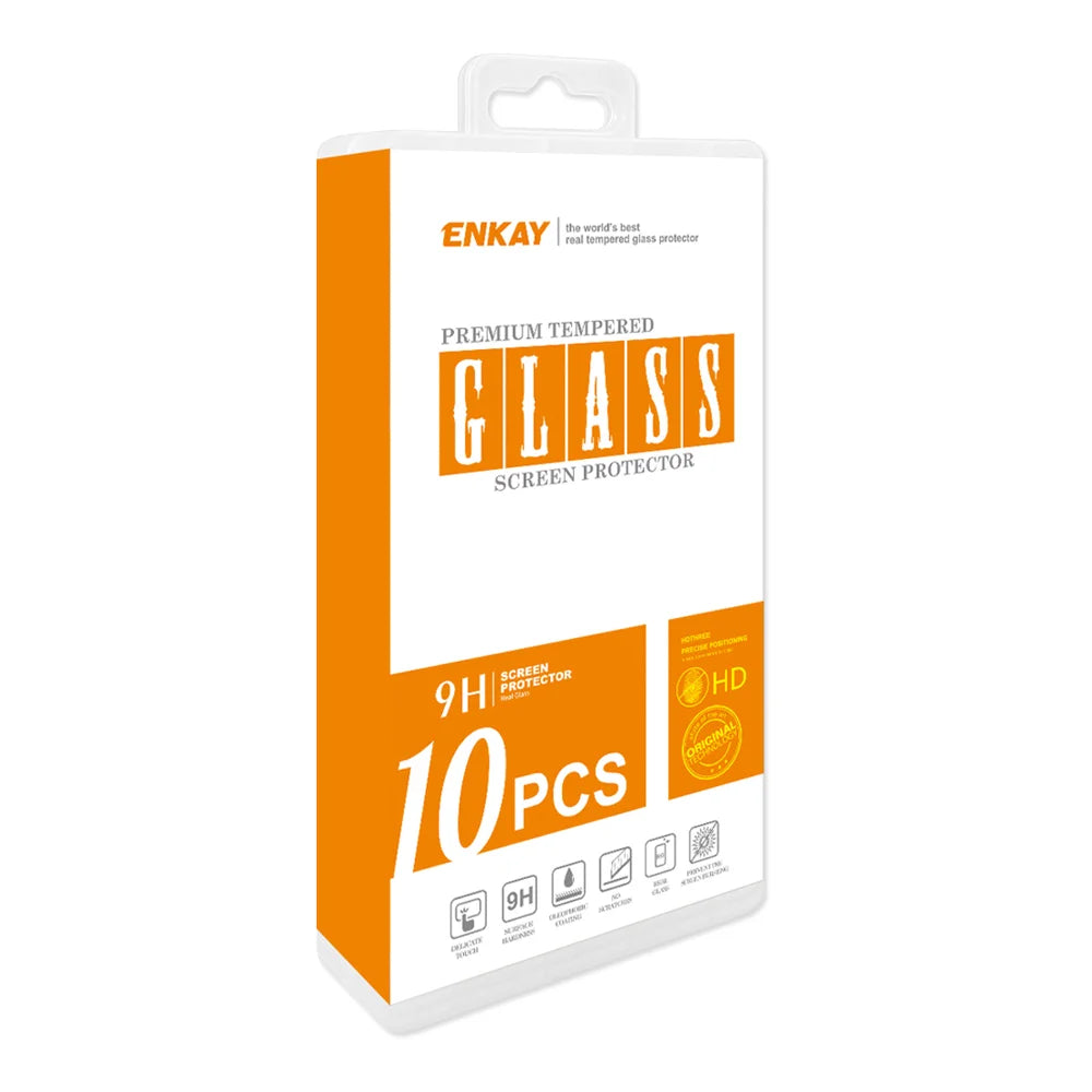 HAT PRINCE for Samsung Galaxy Z Flip8 ENKAY 10Pcs Screen Protector Anti-Fingerprint 9H Hardness Clear Film - Transparent - 7