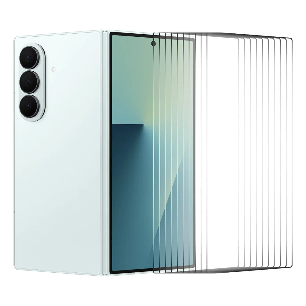 HAT PRINCE for Samsung Galaxy Z Fold8 Ultra ENKAY 10Pcs Screen Protector Anti-Fingerprint 9H Hardness Clear Film - Transparent - 1