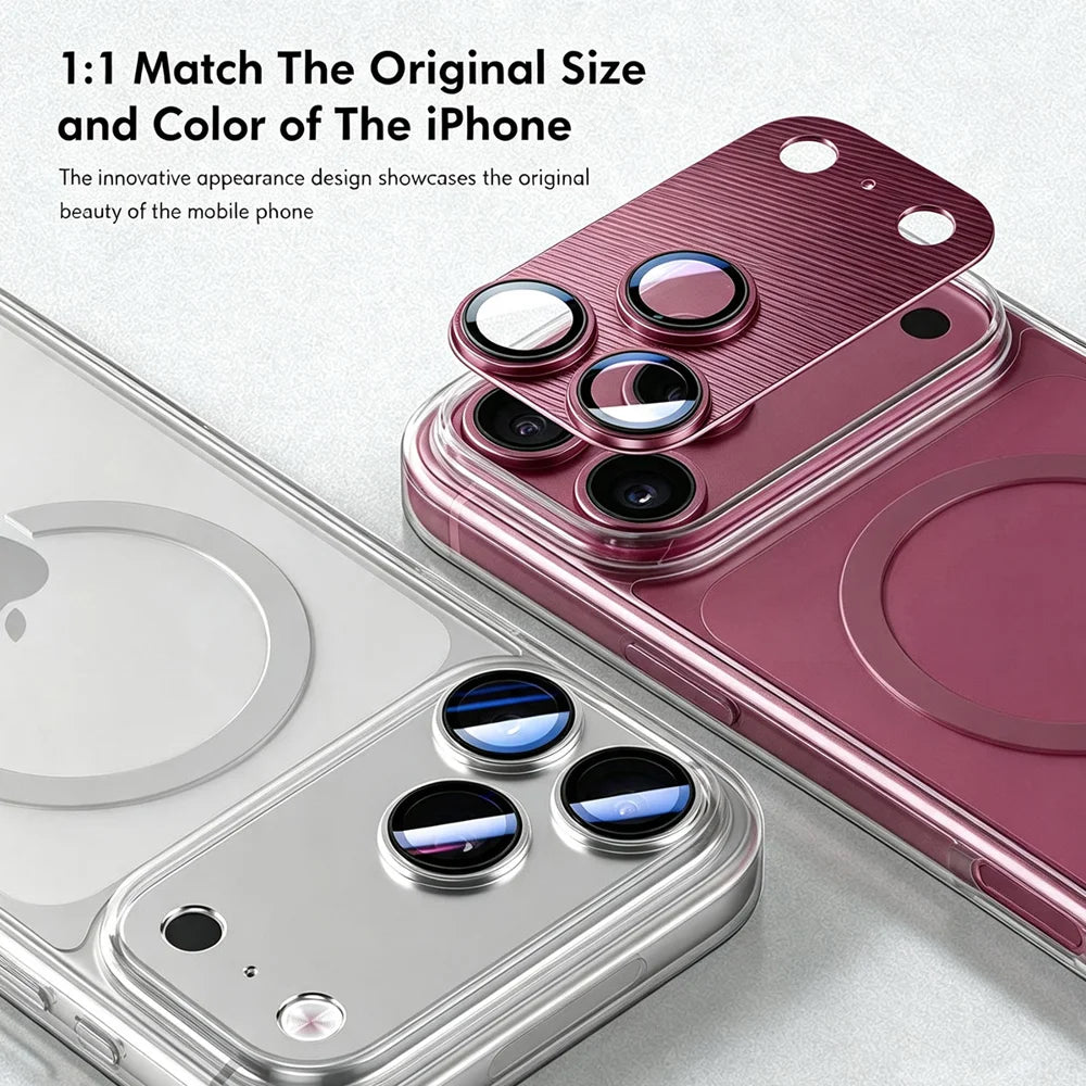 HAT PRINCE for iPhone 18 Pro Camera Lens Protector ENKAY Aluminium Alloy + Tempered Glass Lens Film - Black - 2