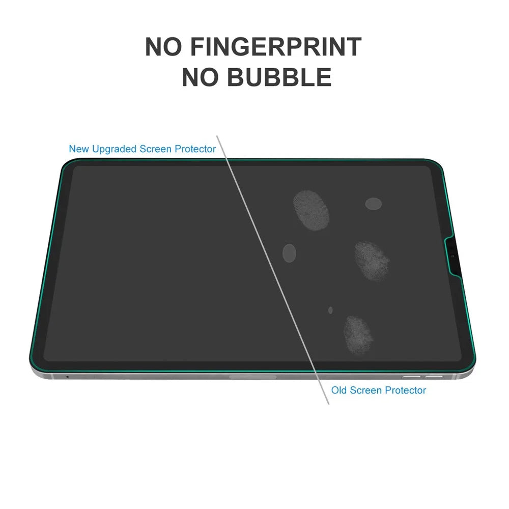 ENKAY HAT PRINCE For iPad Pro 12.9 (2022) / (2021) / (2020 / (2018) Tempered Glass Screen Protector 0.33mm 9H 2.5D Arc Edge HD Clear Full Glue Film - 2