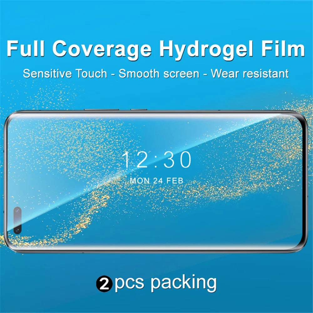 IMAK 2Pcs / Set Hydrogel Film III for Honor Magic5 Pro Phone Screen Protector Anti-scratch HD Clear TPU Film - 4