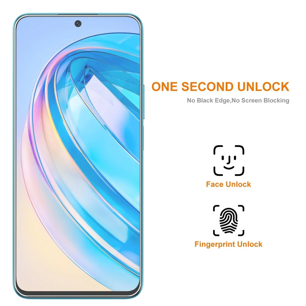 ENKAY HAT PRINCE for Honor X8a 4G Anti-explosion Screen Protector 0.26mm 9H 2.5D High Aluminium-silicon Glass Phone Screen Film - 3