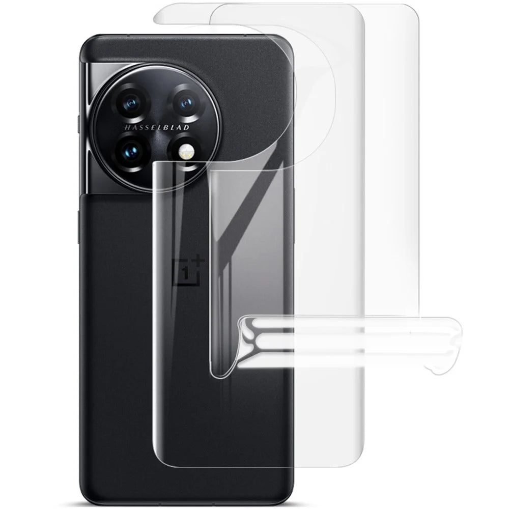 IMAK 2Pcs / Set For OnePlus 11 5G Hydrogel Film III Ultra Clear TPU Back Film Phone Back Protector - 1