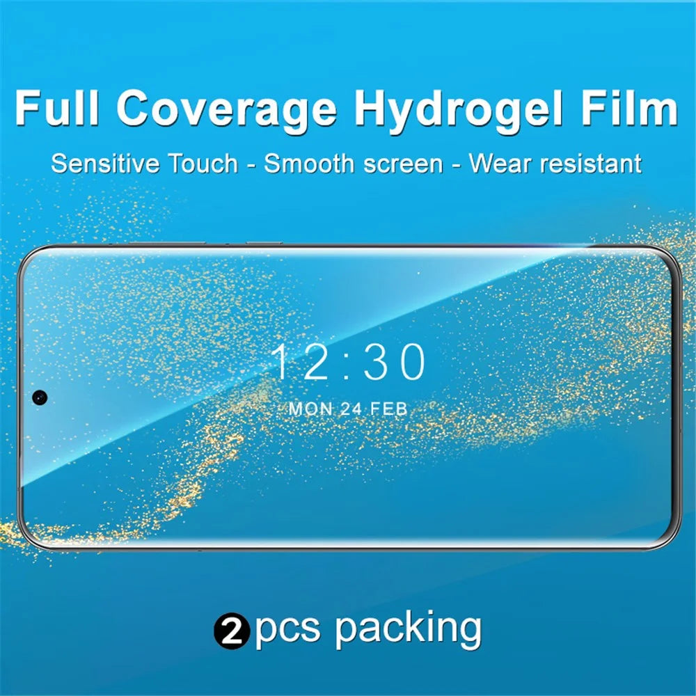 IMAK 2Pcs / Set Hydrogel Film III Soft TPU Screen Film for Huawei P60 / P60 Pro Clear Full Screen Protector - 4