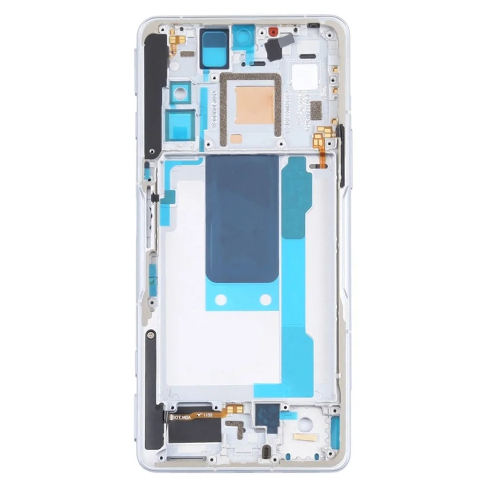 For Xiaomi Redmi K40 Gaming / Poco F3 GT OEM Middle Plate Frame Phone Spare Part (A-Side) (without Logo) - Silver - 5