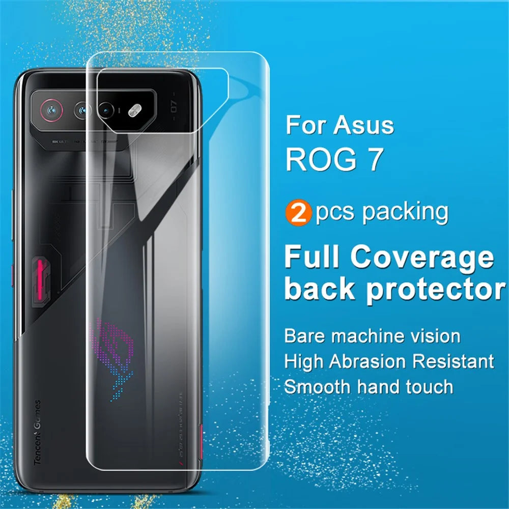 IMAK 2Pcs / Set Hydrogel Film III for Asus ROG Phone 7 5G Clear Phone Back Protector Film - 2