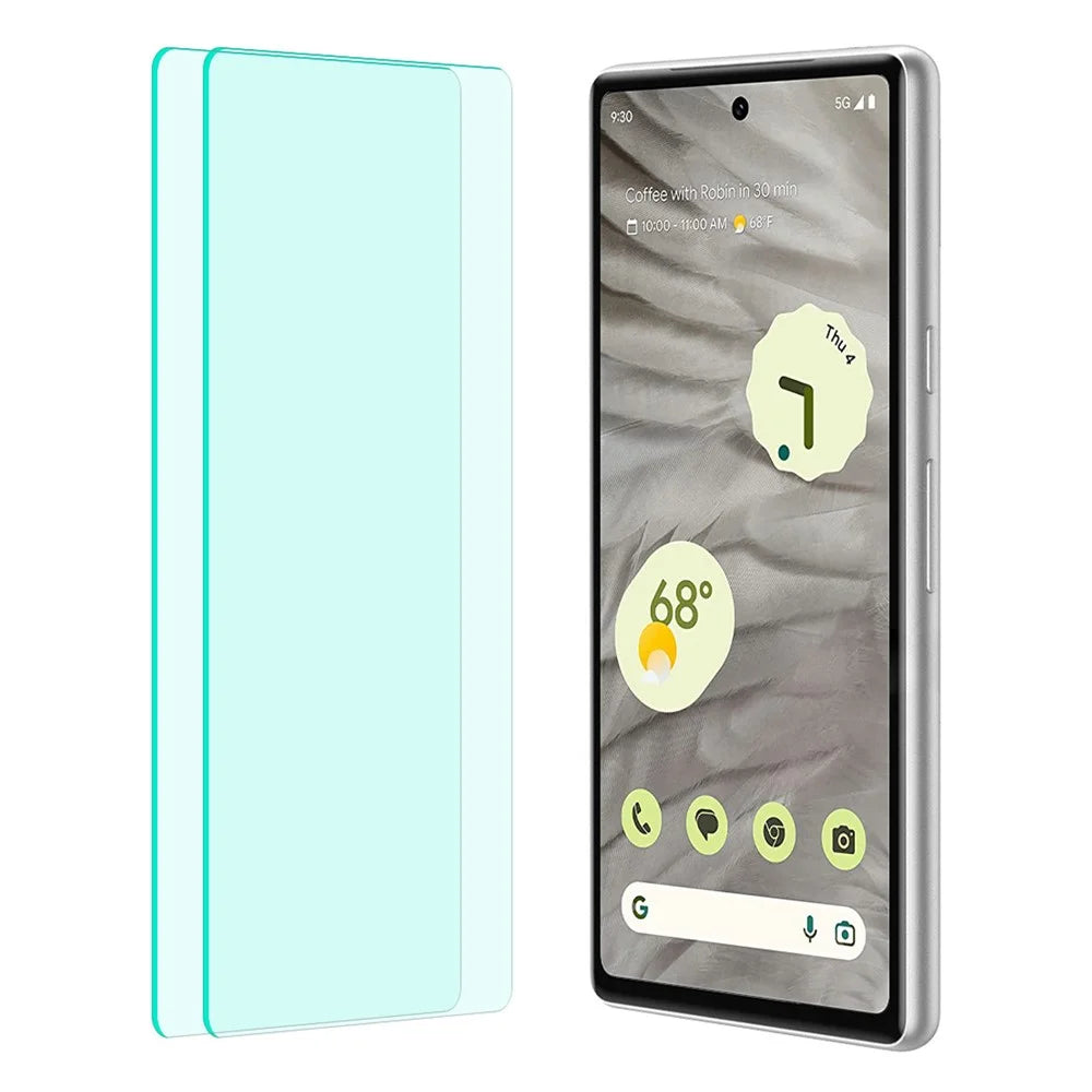 ENKAY HAT PRINCE 2PCS For Google Pixel 7a 0.26mm 9H 2.5D Screen Protector High Aluminium-silicon Glass Film - 1