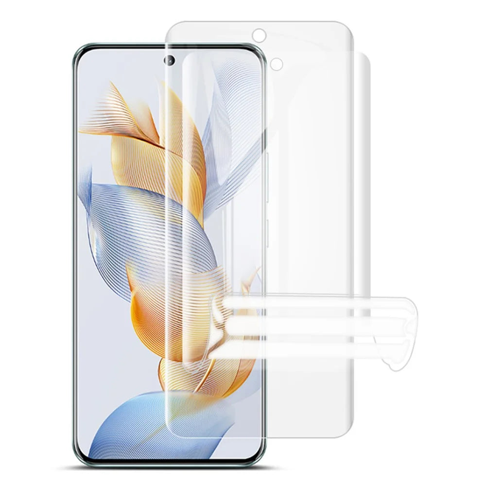 IMAK 2Pcs / Set Hydrogel Film III for Honor 90 Phone Screen Protector HD Transparent Soft TPU Screen Film - 1