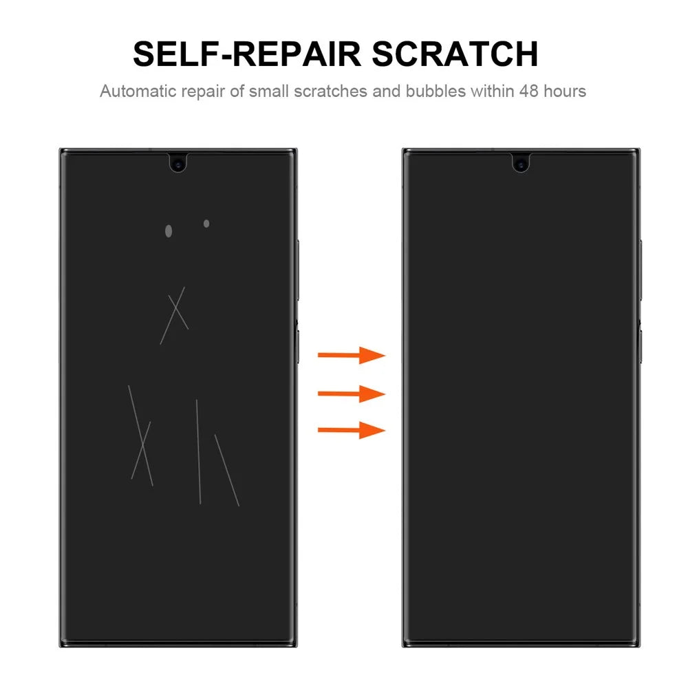 ENKAY HAT PRINCE 5PCS For Samsung Galaxy S23 Ultra Full Protection Screen Film TPE+PET+TPU Hydrogel Protector - 3